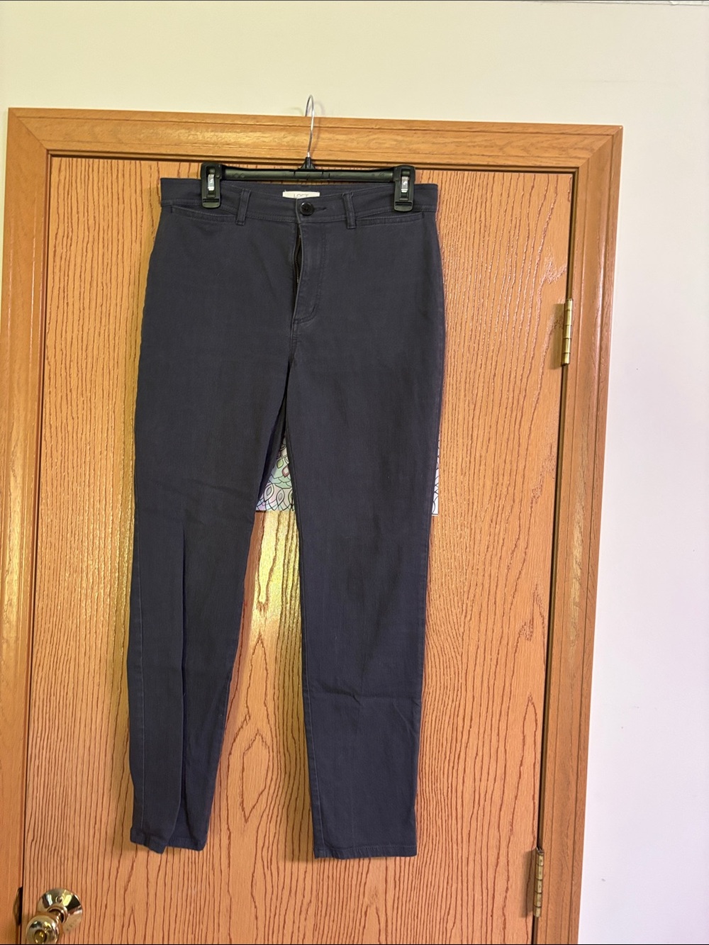LOFT Women's Gray Skinny Pants